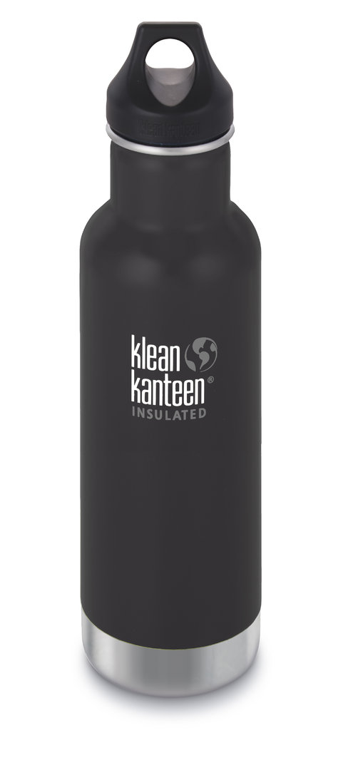 Klean Kanteen Insulated Classic ISOLIERFLASCHE 592ml schwarz matt/shale black