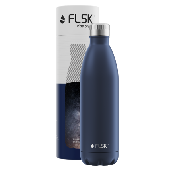 FLSK das Original Thermoskanne 750ml dunkel blau / midnight