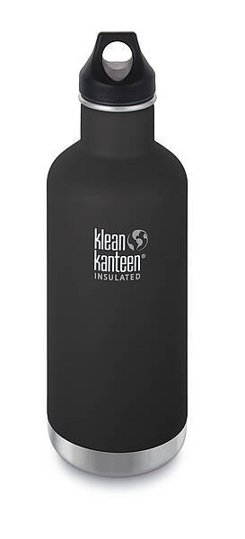 Klean Kanteen Classic Insulated ISOLIERFLASCHE 946 ml schwarz matt/shale black