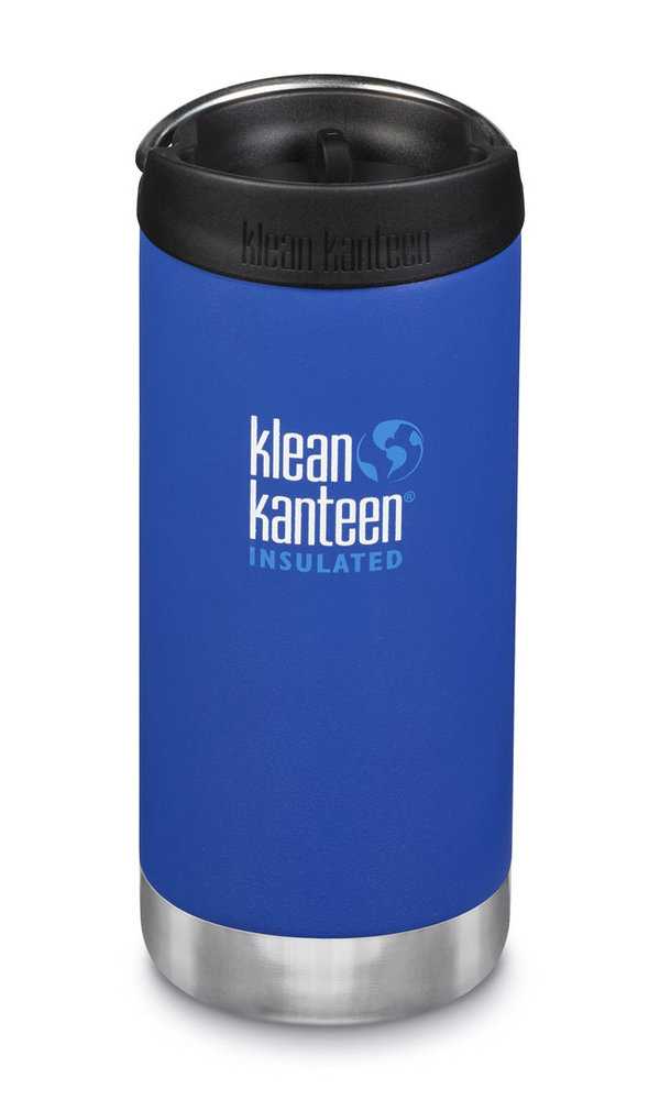 Klean Kanteen TKWide Thermobecher mit Cafe Cap 355ml Farbe: deep surf (matt)