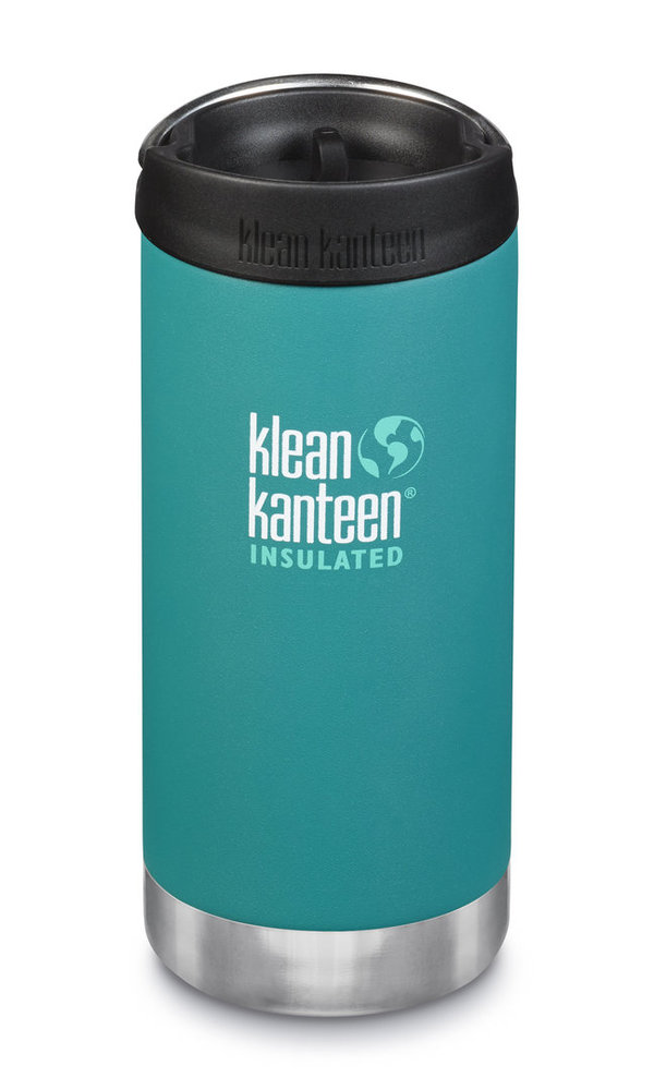 Klean Kanteen TKWide Thermobecher mit Cafe Cap 355ml Farbe:emerald bay (matt)