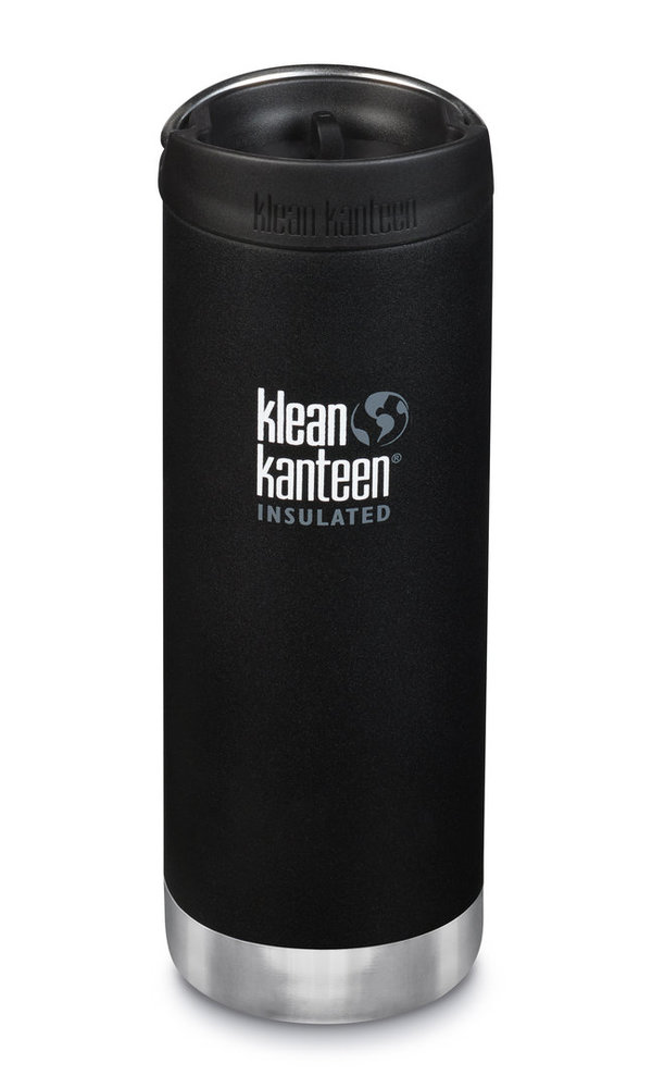 Klean Kanteen TKWide Thermobecher mit Cafe Cap 473ml Farbe:shale black (matt)